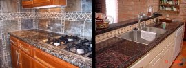 Гранитная поверхность на кухне гранитная поверхность
