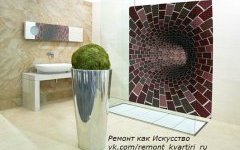 прямоугольная плитка мозаика для ванной комнаты