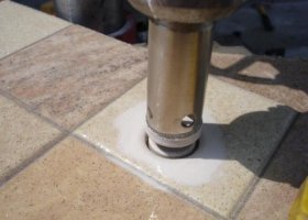 Сверление керамической плитки