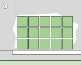Технология укладки плитки на стену